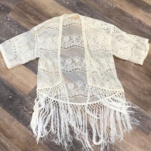 NWOT boho lace kimono